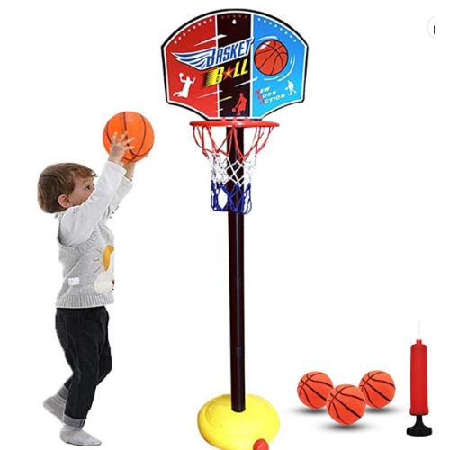 YOHE Toddlers Gifts Toys for Boys Girls,Toy Basketball Set for Kids,Educational Toys,Holiday Birthday Festival Gifts for Kids