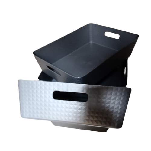 4 pack professional storage bins heavy duty 