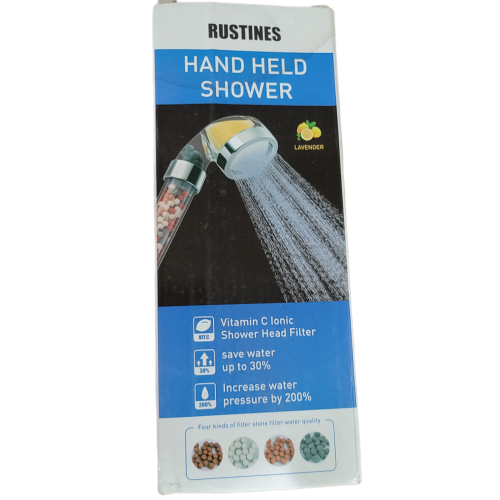 Vitamins and Mineral Enhanced filtering shower head