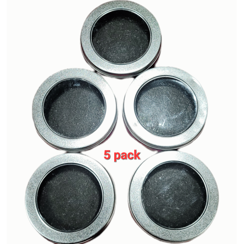 5 pack tin container with foam