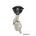 Large Solar LED angel garden pillar