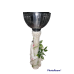 Large Solar LED angel garden pillar