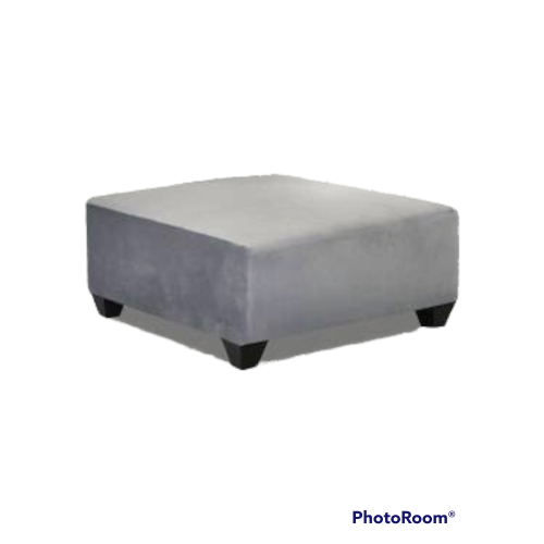 Gray ultra plush micofiber multi-function ottoman coffee table lounger