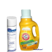 End Bac II Disinfectant and Commercial Arm & Hammer Free Laundry Detergent 