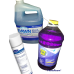 Dawn commercial dish detergent one gallon,  Pine Sol Lavender fresh commercial cleaner one gallon, End Bac II Disinfectant Spray 