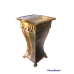 Small table Ultra Light Weight Wood with Intricate Tin design 