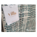 VILLA Home Collection Luxury Goods 22" BLUE & CREAM BLENDED TONE PILLOW