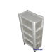 STERILITE SLIM Rolling storage container with drawers