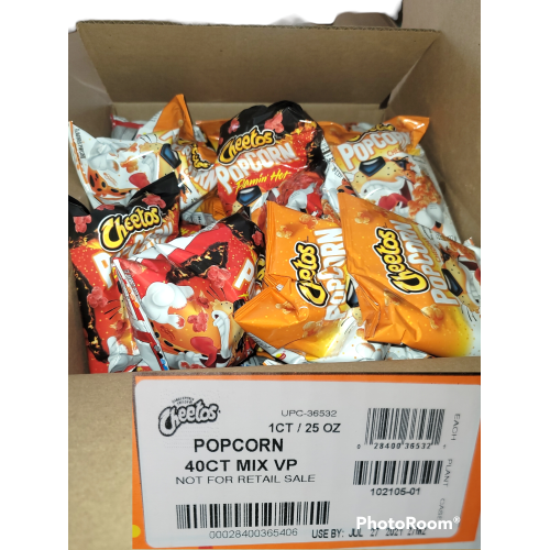 Cheetos popcorn 40 count mix