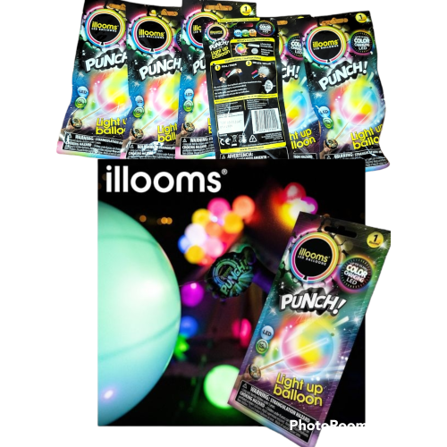 6 pack sleep over camping festival fun Illooms color changing LED Light up punch party balloons6 pack sleep over camping festival fun Illooms color changing LED Light up punch party balloons