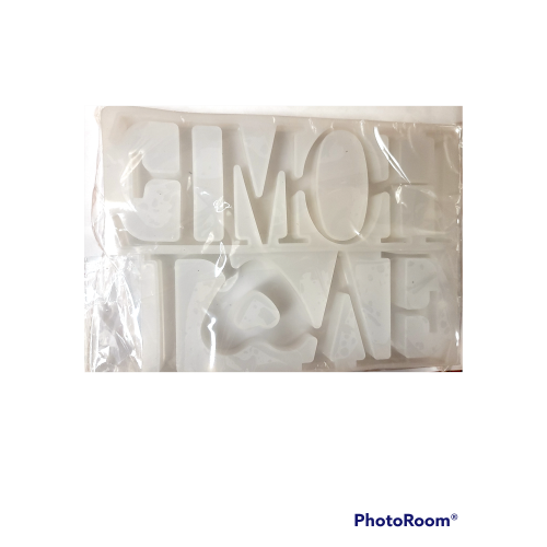 Home & love silicone décor signs molds crafts baking party