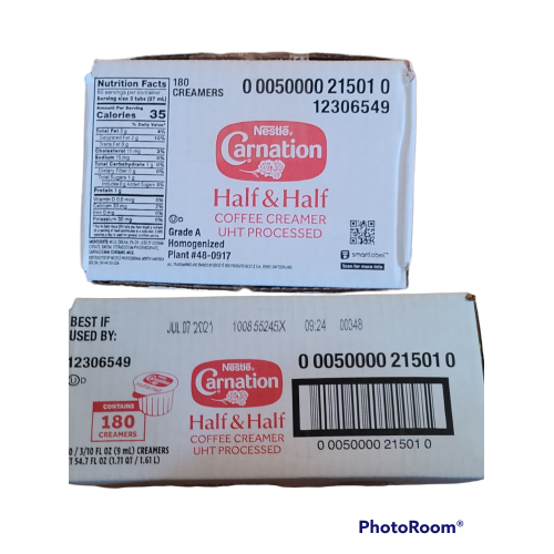 Nestle Carnation half-and-half coffee Creamer 180 creamers