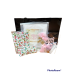 Baby Girl Gift Blanket with matching headband bow 3d ballerina decor and gift bag