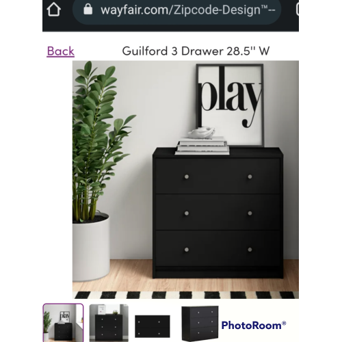 Guilford 3 Drawer 28.5'' W by Zipcode Design