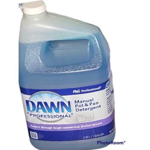 One gallon professional dawn pot and pan dish soap