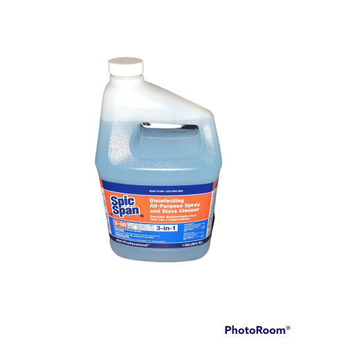 Spic and span disinfecting all purpose spray and glass cleaner 3 and 11 gallon P&G professional