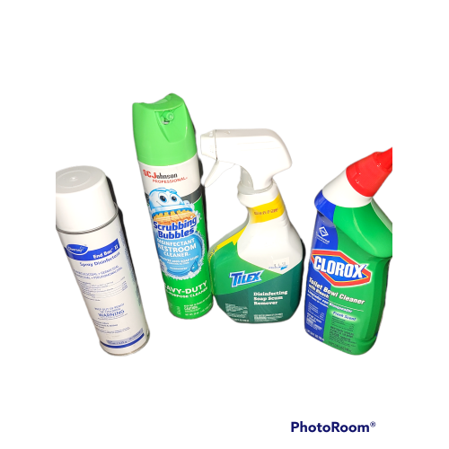 Commercial bathroom disinfectant cleaners 4 pack