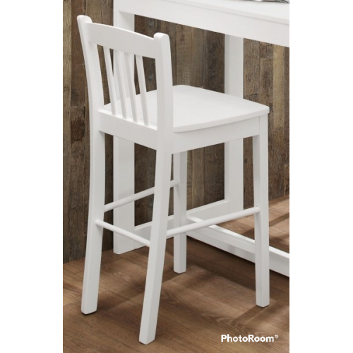 Brand new  Jofran Classic White Slat Back Counter Height Stool Set Of 2