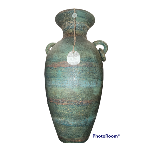 HAND CRAFTED IN INDONESIA - Unique - One of a Kind- Large Urn 25.5" Tall by 13.5" Wide