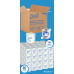 Kimberly-Clark 0446060 Scott® 2-Ply Toilet Tissue, 4 Inch L x 4.1 Inch W, Recycled Fiber, White; 605 Sheet/Roll, 80 Roll/Case