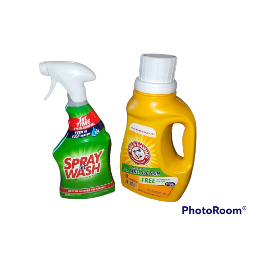 Laundry Bundle - Arm & Hammer Commercial Free sensitive skin + Spray & Wash