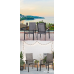 PHI VILLA Padded Textilene Patio Dining Chairs, Set of 2 PHI VILLA SKU: PV-321 Style: Wood-look-Arm Chairs -stackable