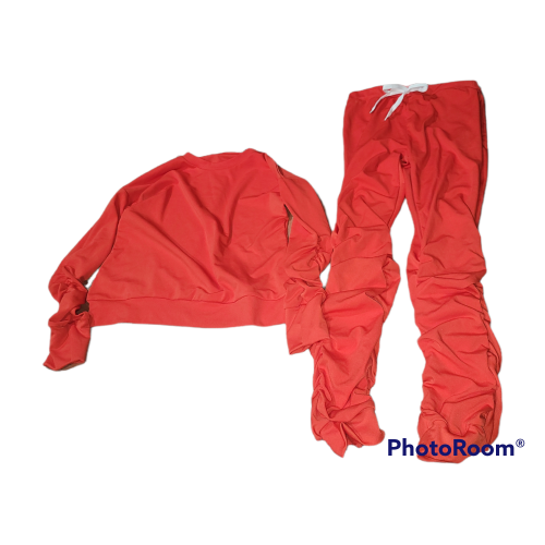 Scrunch Joggers and Top Set Brand New size medium