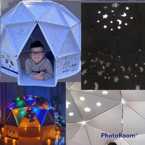 SPACE IGLOO SUMMER FUN KIDS DIY BUILDABLE FORT CAMPING SPACE IGLOO 