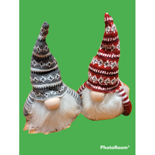 Light up Gnomes with flexible hats- Adorable! BRAND NEW