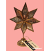 CHRISTMAS Star Mirrored tabletop decor heavy metal double sided