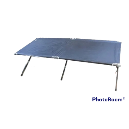 Outdoor Military Style Portable Cot, Blue, Camping 