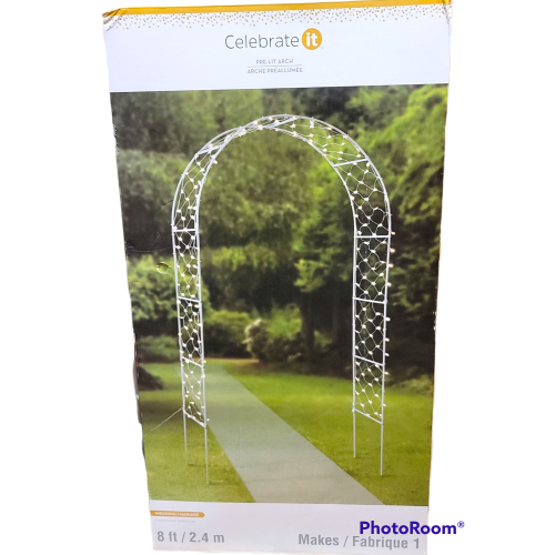 Pre-Lit Arch 8 feet - Celebrate It Brand New