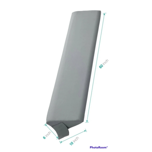 Vekkia King Size（76"x10"x6"） Bed Wedge Pillow/Headboard Pillow/Mattress Wedge，Gap Filler to Close The Gap (0-7'') Between Headboard and Mattress （Gray）