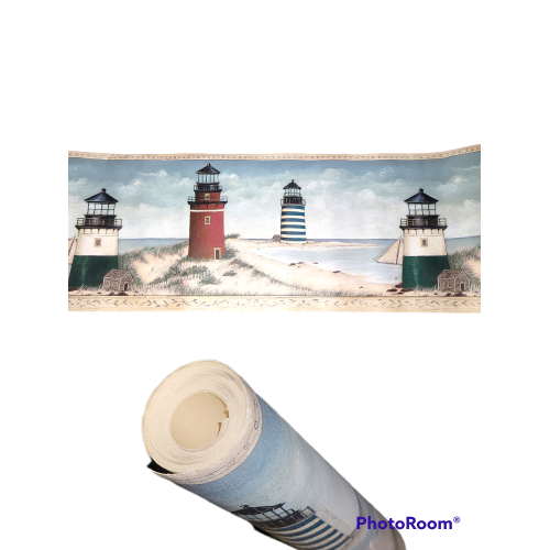 Lighthouse Wallpaper roll 10" Wide 