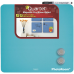 Quartet Tin Square Magnetic Dry Erase Board -Teal  11.5x11.5  Retail $36.99