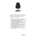 HON Executive High-Back Swivel/Tilt Chair, Black Fabric & Frame (HVL601)