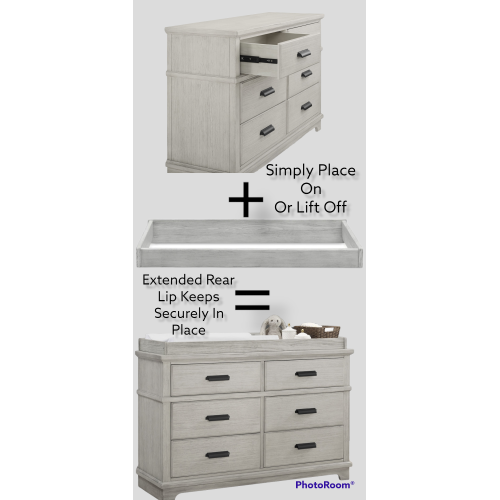 DELTA CHANGING TABLE TOPPER - Converts your dresser OR furniture into a safe and secure changing table |