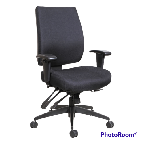 Alera® Wrigley Series High Performance Mid-Back Multifunction Task Chair, Black