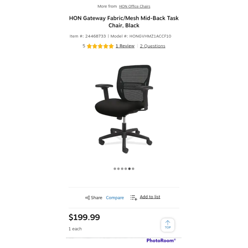 Mesh back Office Chair