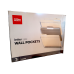 Office depot Clear Letter size Wall Pockets 3 piece Easy to Hang on walls doors and furniture BRAND NEWOffice depot Clear Letter size Wall Pockets 3 piece Easy to Hang on walls doors and furniture BRAND NEW