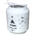 Large Illumination Christmas crock candle holder