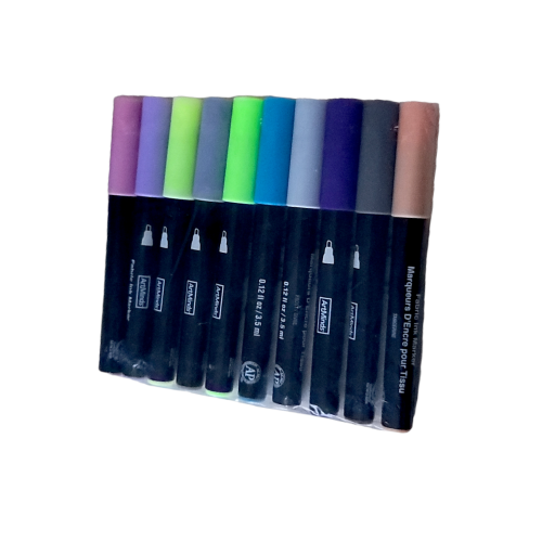 Art minds 10 piece set fabric markers