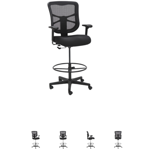 Alera ALEEL4614 Elusion Series Mesh Office Chair, Black