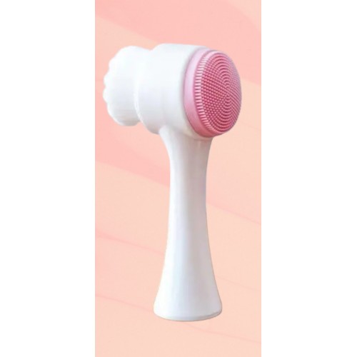 Double Duty Deep Cleaning 3D Silicone Facial Brush 