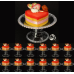 11 pc Cupcake Serving Plate Stand Display (Clear)